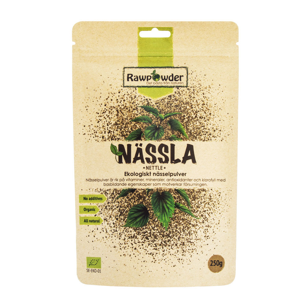 Nässelpulver 250g Ekologisk - Rawpowder