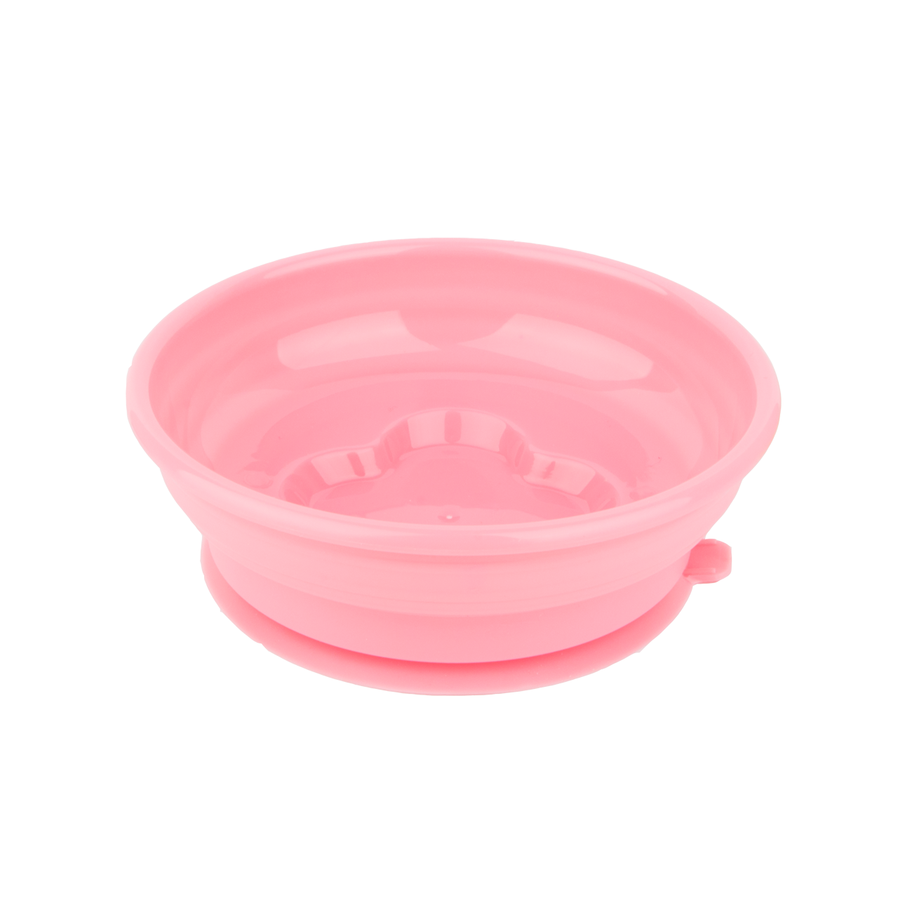 Tallrik med sugkopp - Bambino Rosa