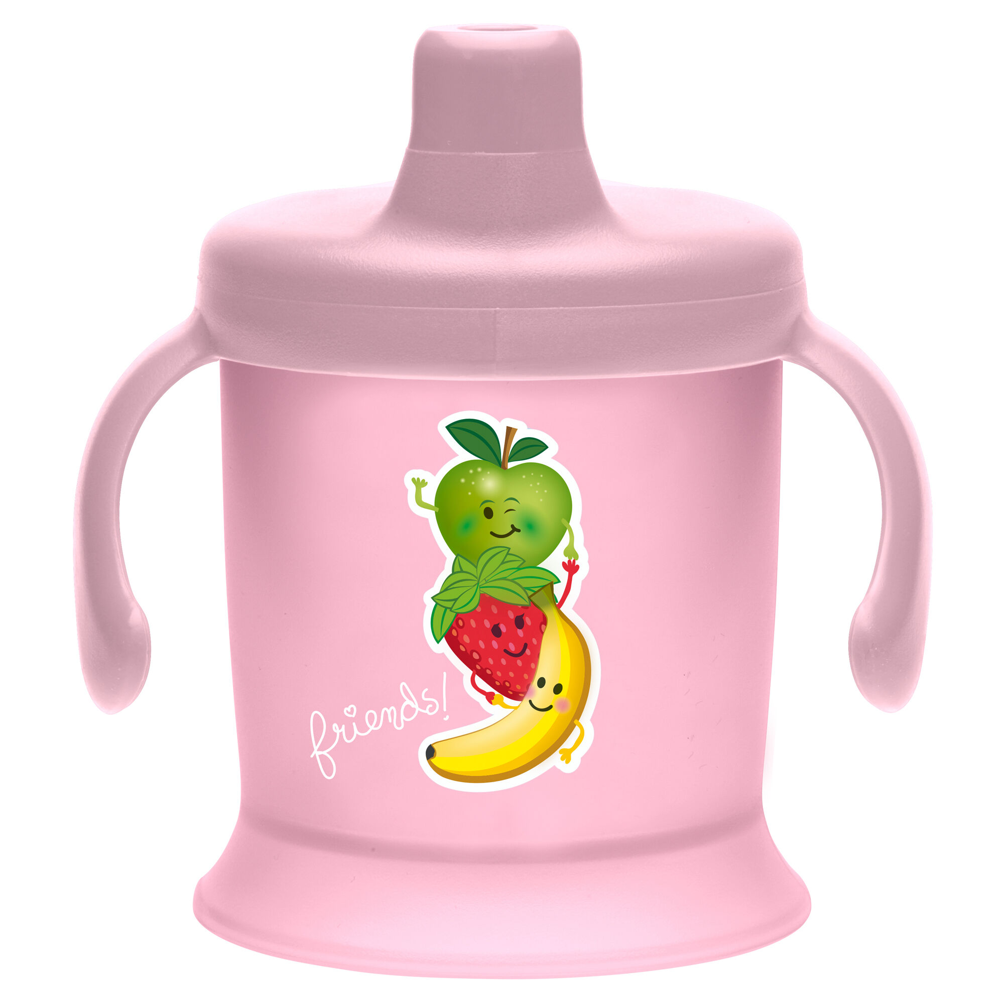 Spill proof cup 1-pack - Bambino Rosa