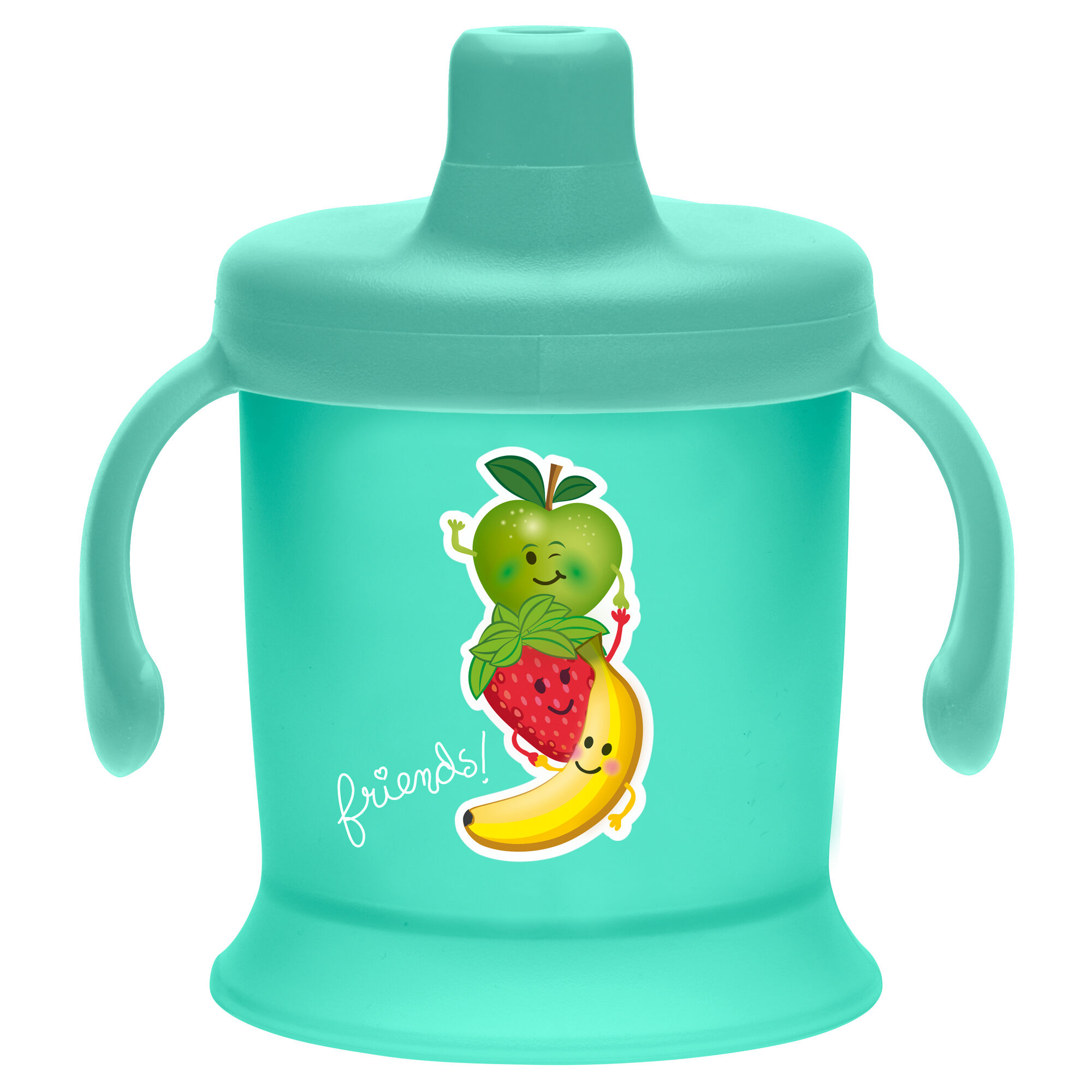 Spill proof cup 1-pack - Bambino Aqua