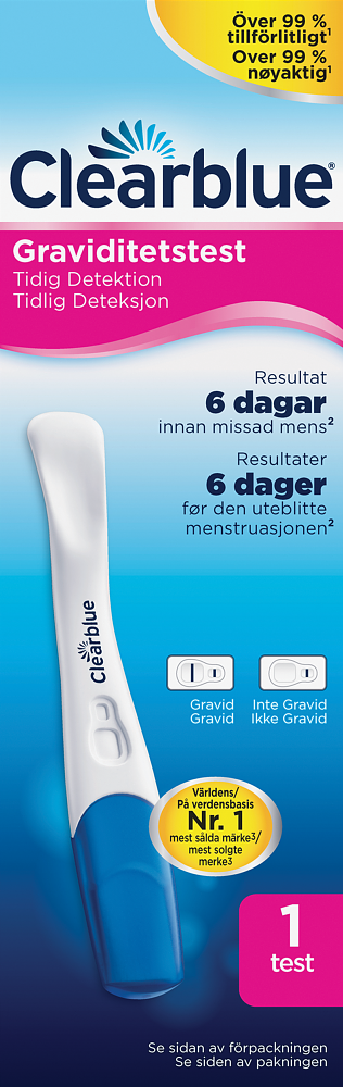 Clearblue Early 1-pack - Tidigt Graviditetstest