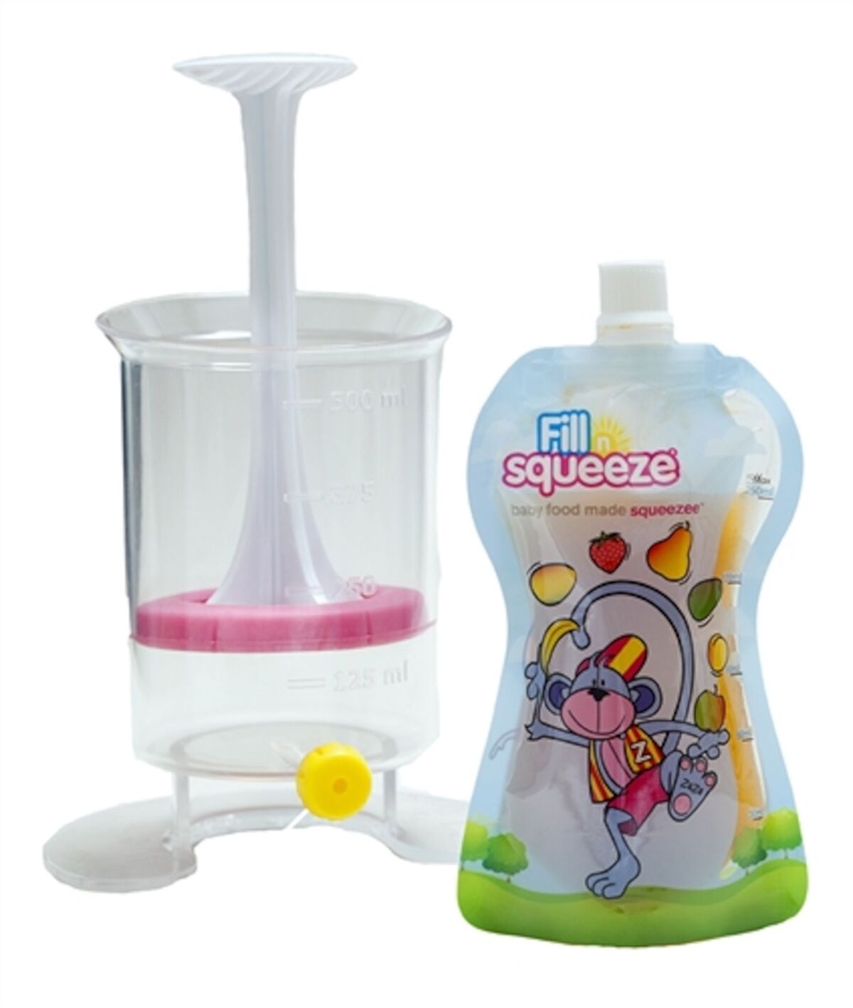 Fill N Squeeze matstation set, 5 påsar + diskborste