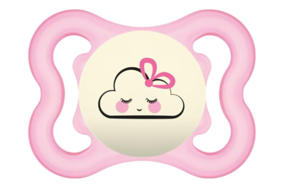 MAM Supreme Night 0-6m Silikon Rosa