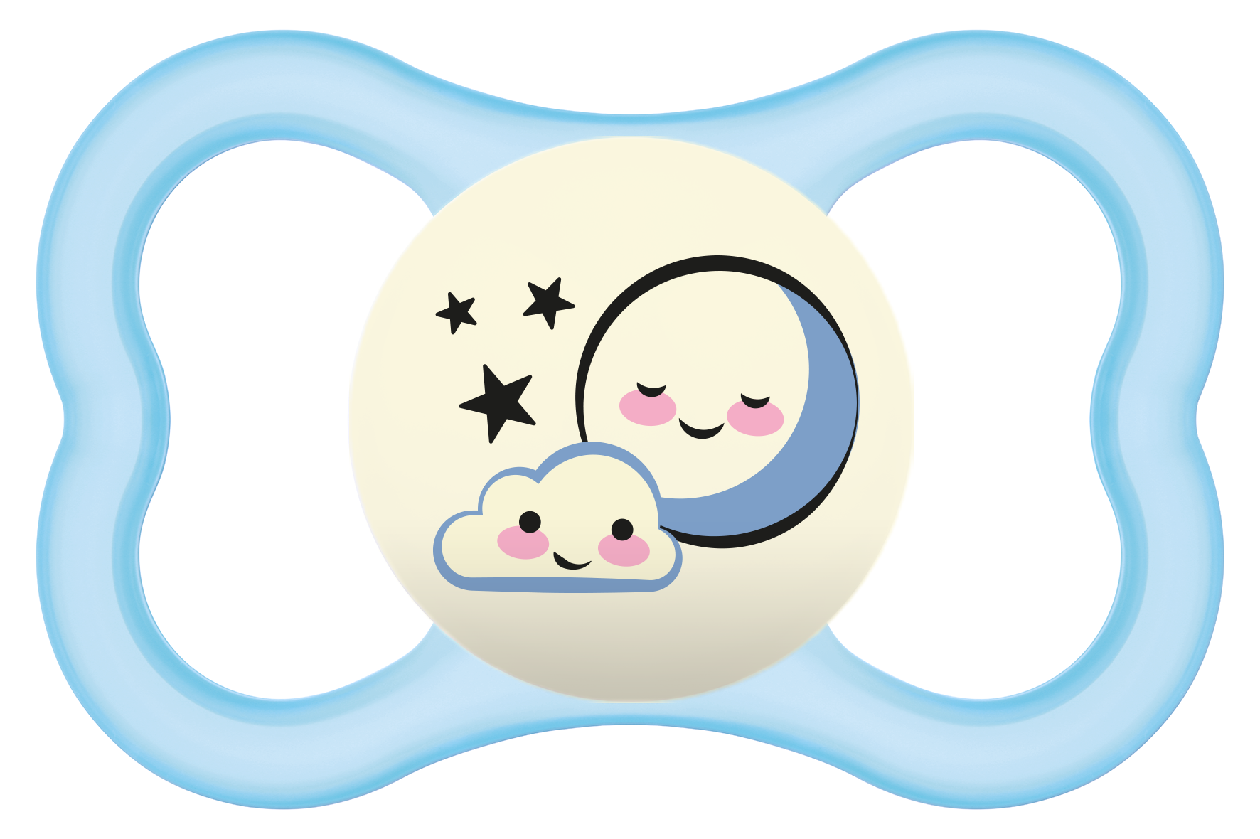 MAM Supreme Night 6-16m Silikon Blå