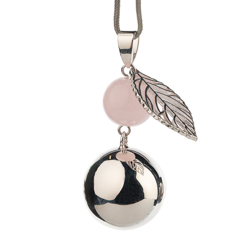 Bola gravidsmycke silver pärla löv