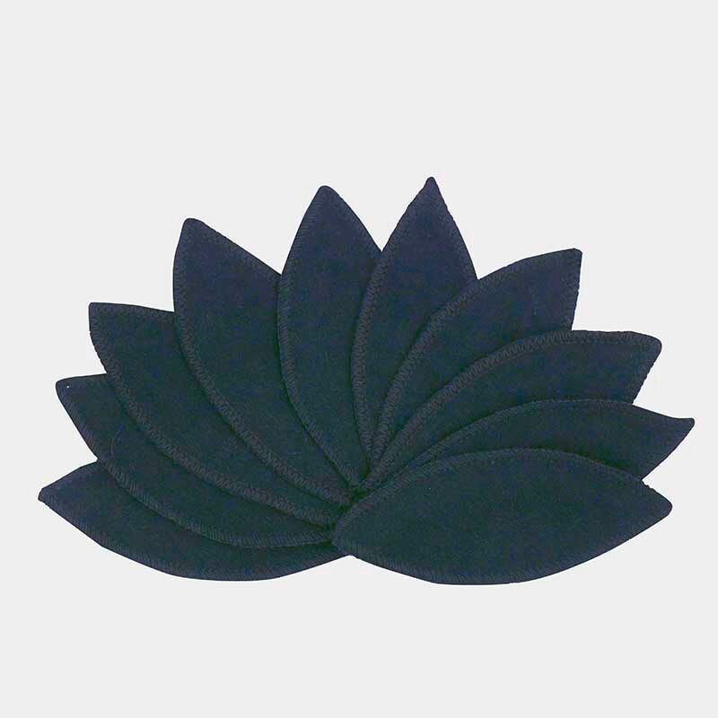 Labia Pads, 10-pack - ImseVimse Black