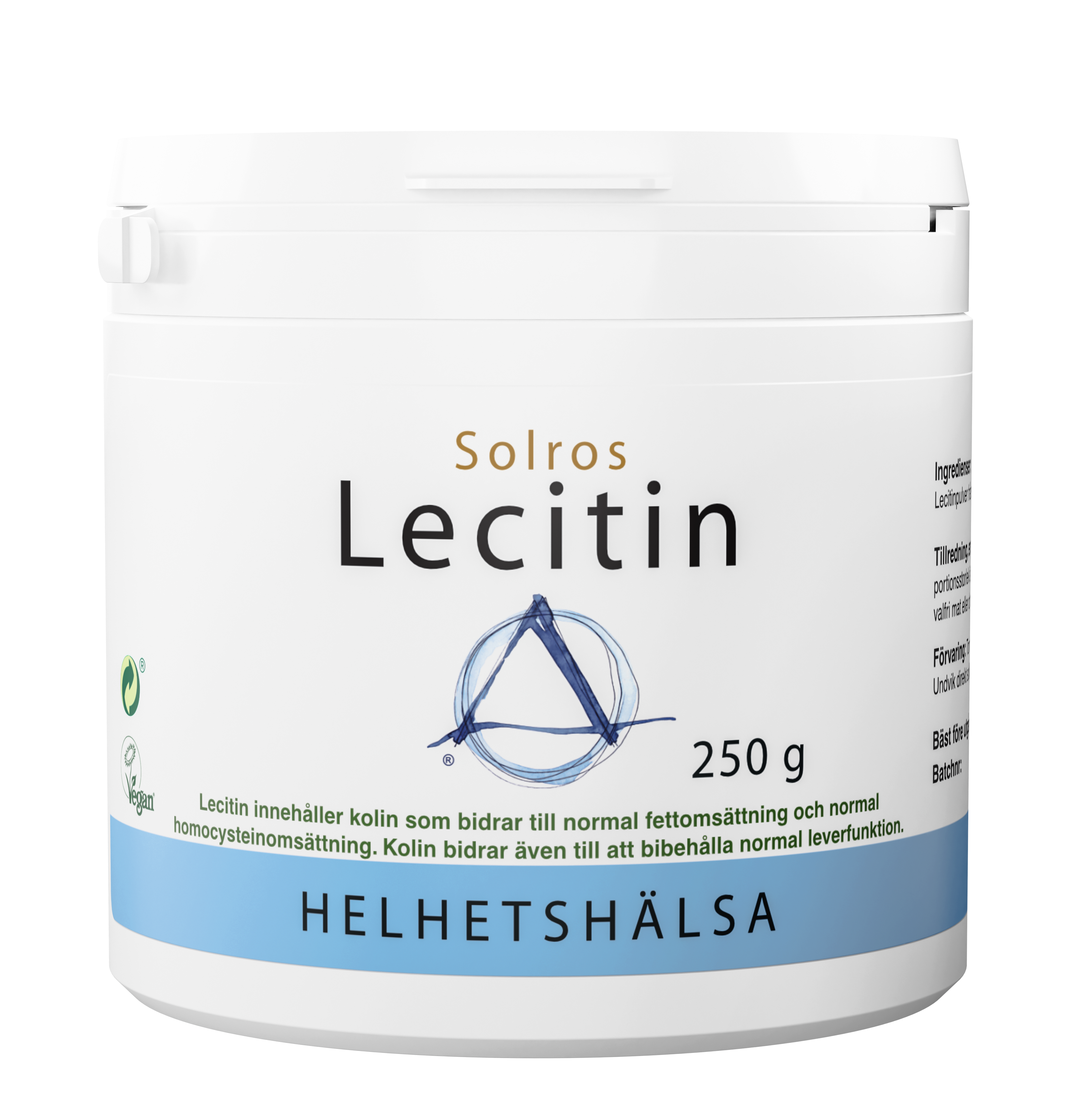 Lecitin-pulver, solros - Helhetshälsa
