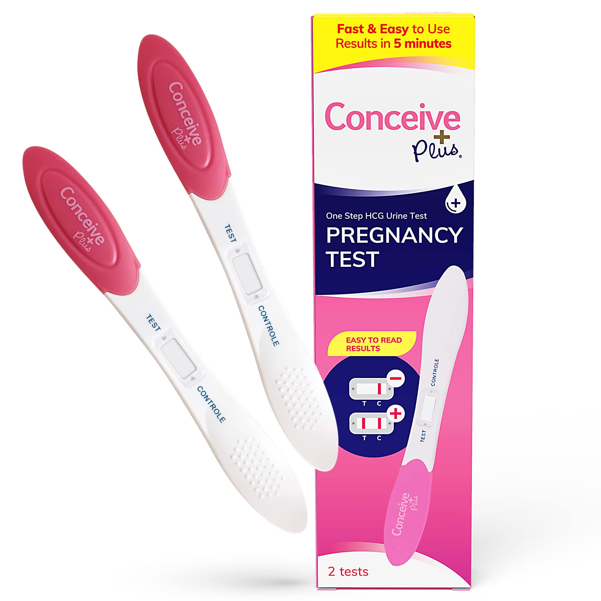 Snabbt & Tidigt Graviditetstest 2-pack - Conceive Plus