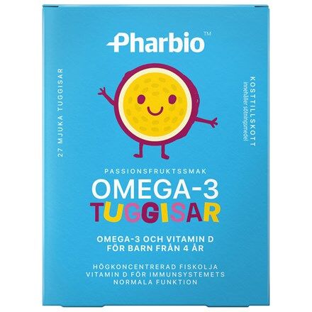 Pharbio Omega-3 Tuggisar 27 st