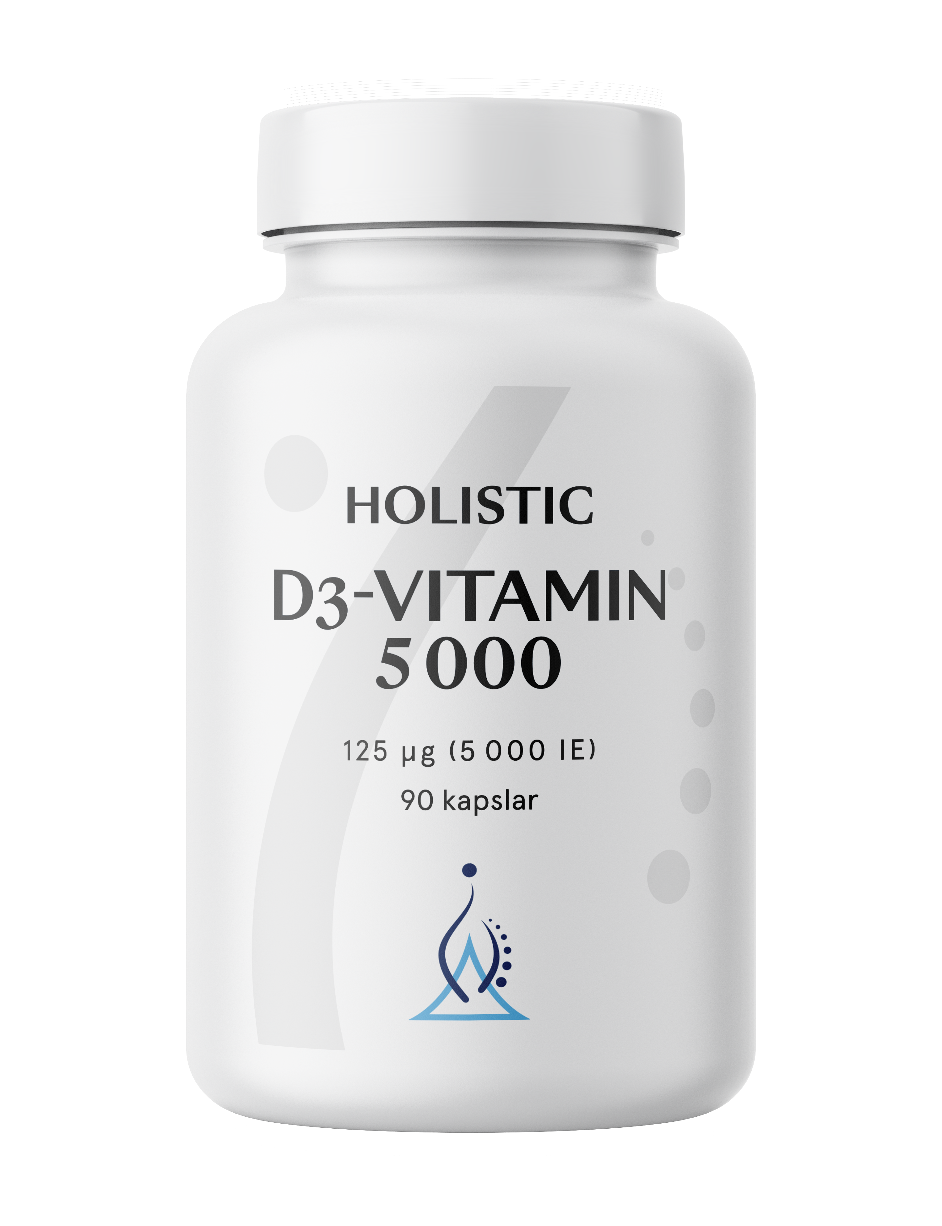 D3-Vitamin 5000, 90 kapslar - Holistic