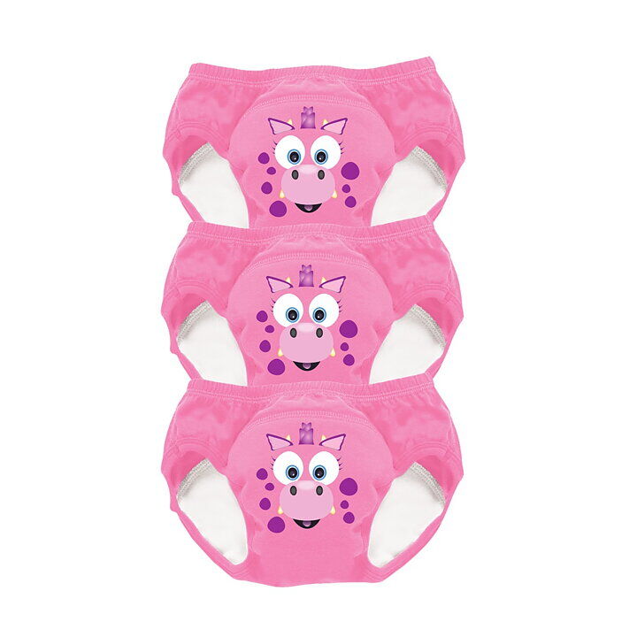 Potträningsbyxa 3-pack - My Carry Potty Rosa drake 2-3 år