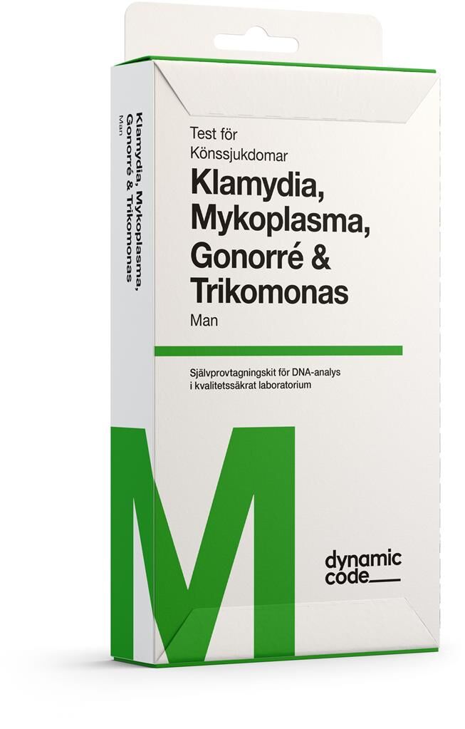 Test för 4 könssjukdomar Man - Dynamic Code