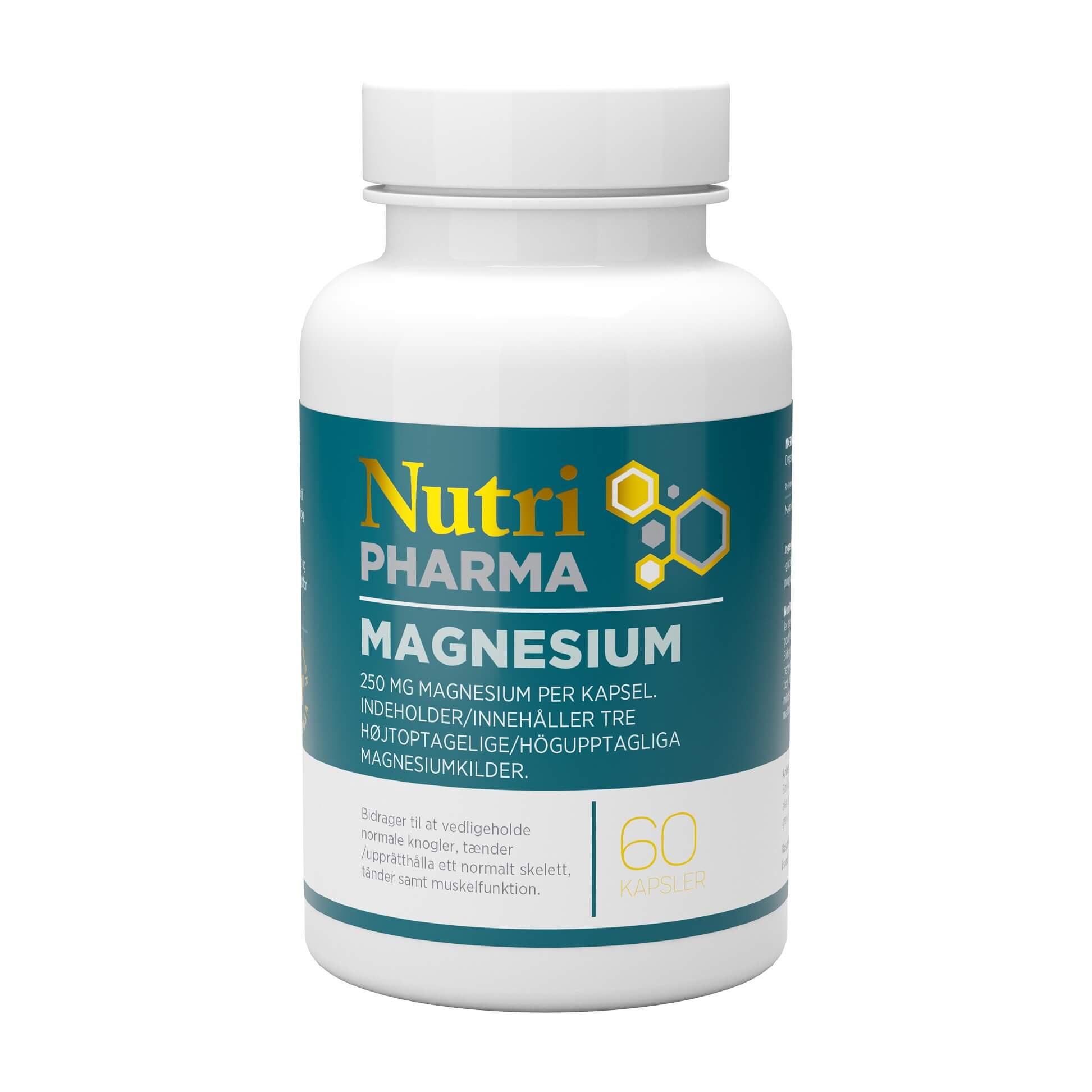 Magnesium 60 kapslar - Nutri Pharma