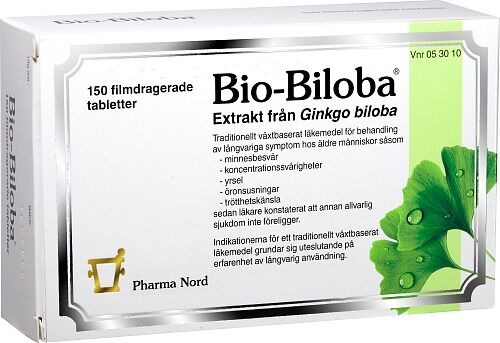 Bio-Biloba Ginkgo - Pharma Nord 150 tabletter