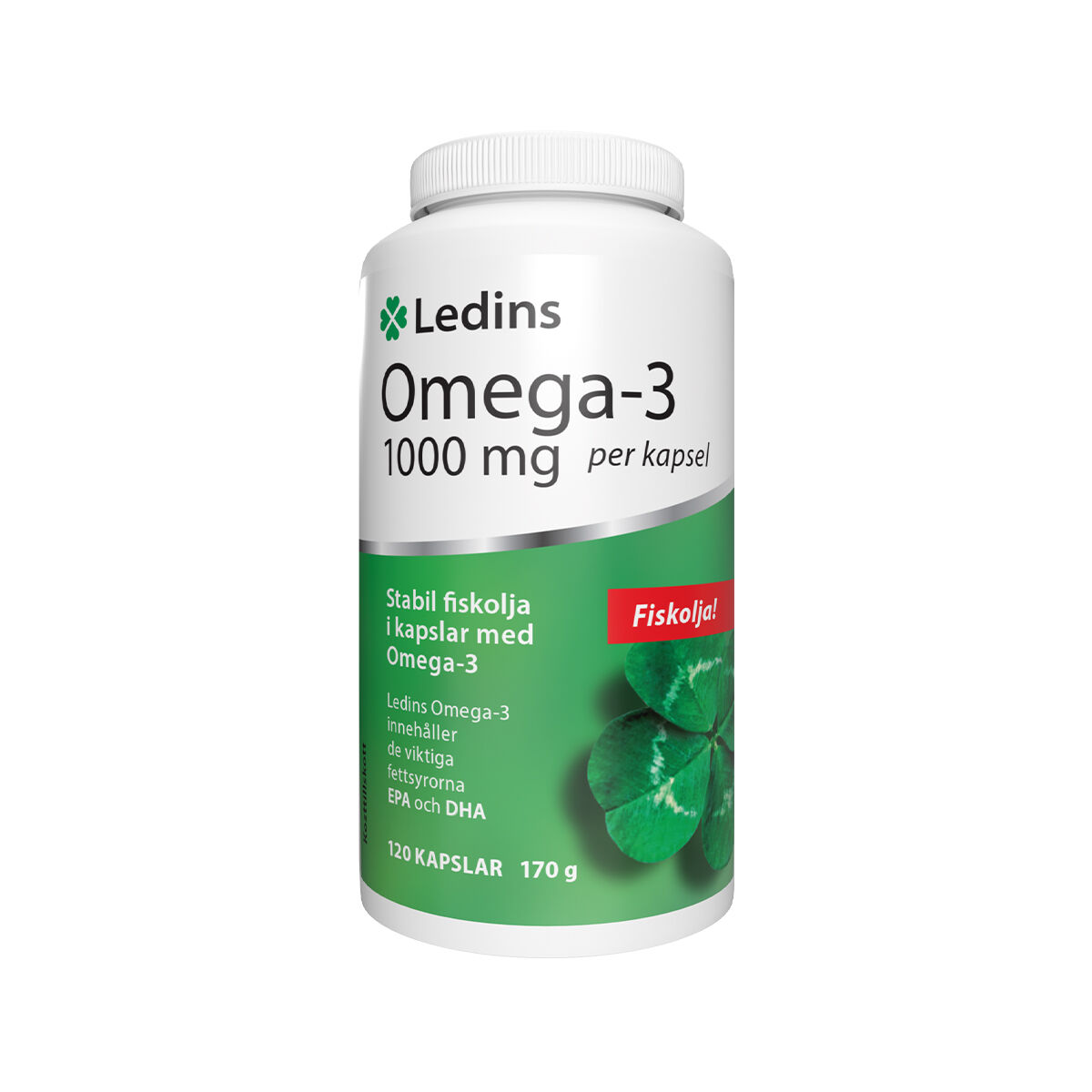 Omega-3 1000mg 120 kapslar Ledins