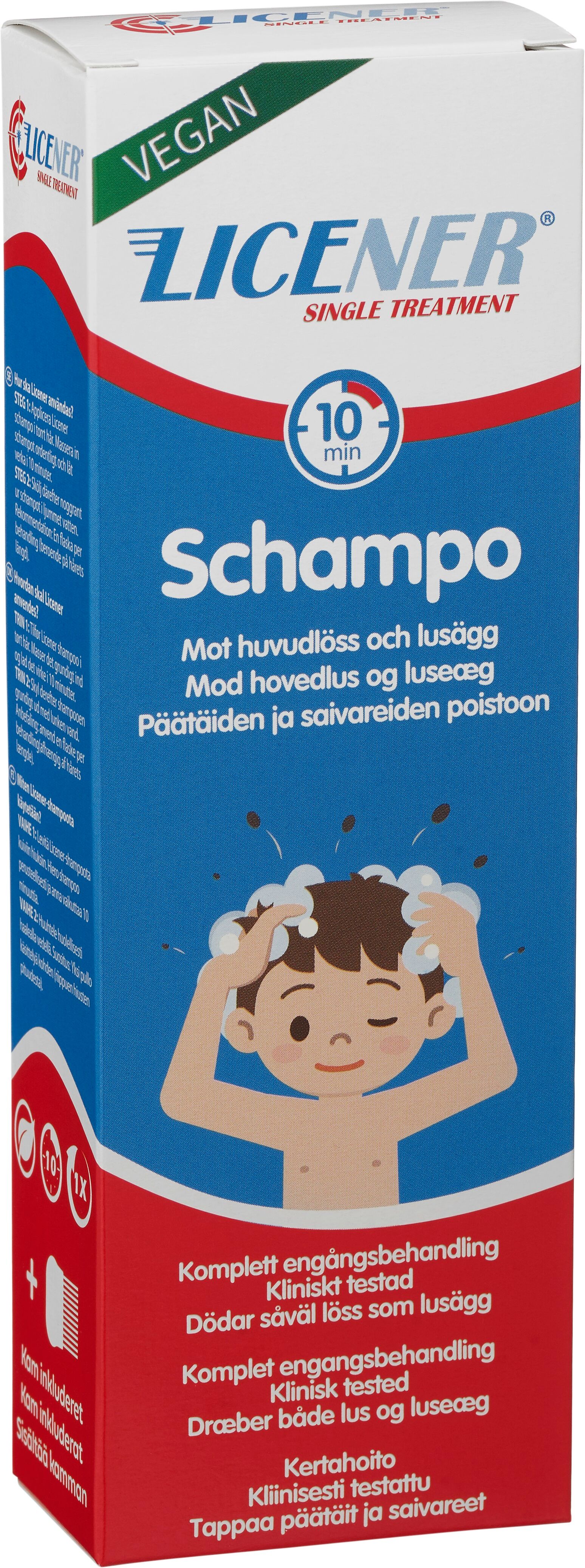 Licener Lusschampo med luskam 100 ml