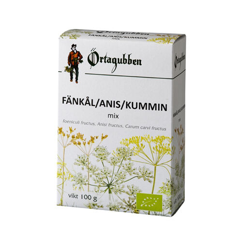 Fänkål/Anis/Kummin 40/40/20 100g - Örtagubben