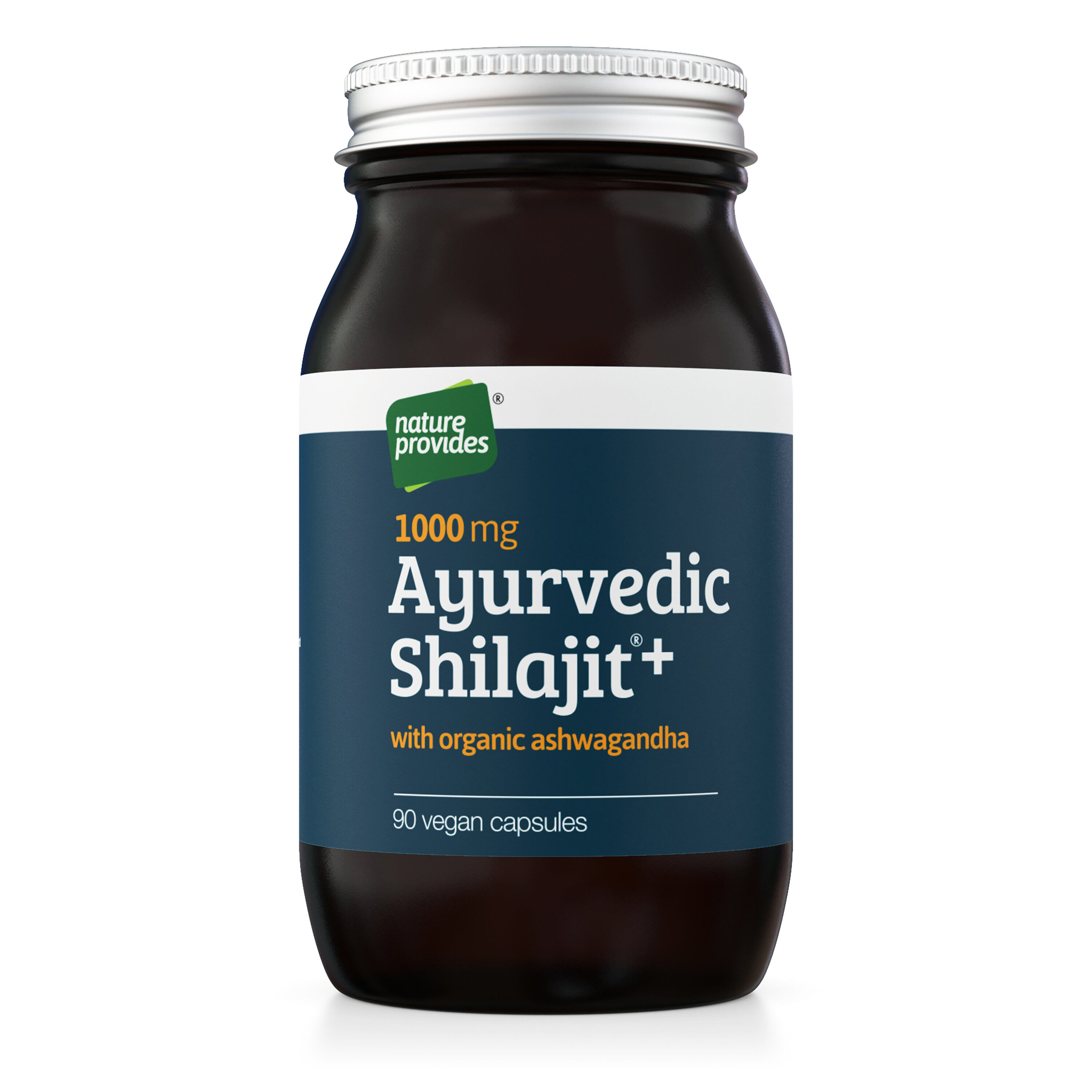 Shilajit & Ashwagandha 90 kapslar - Nature Provides