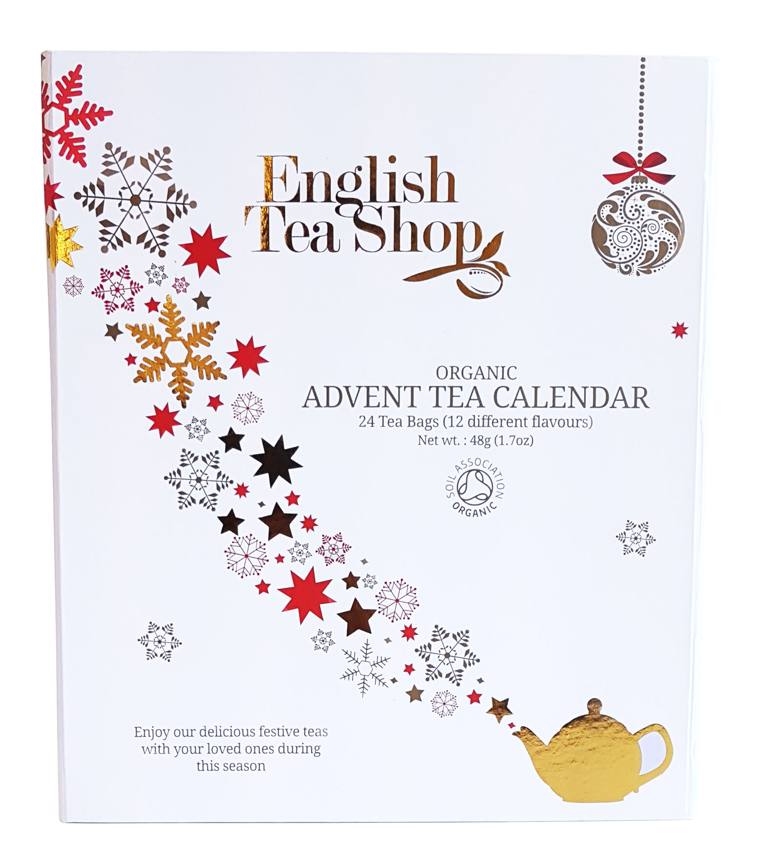 Adventskalender Vit Bok 24 luckor - English Tea Shop