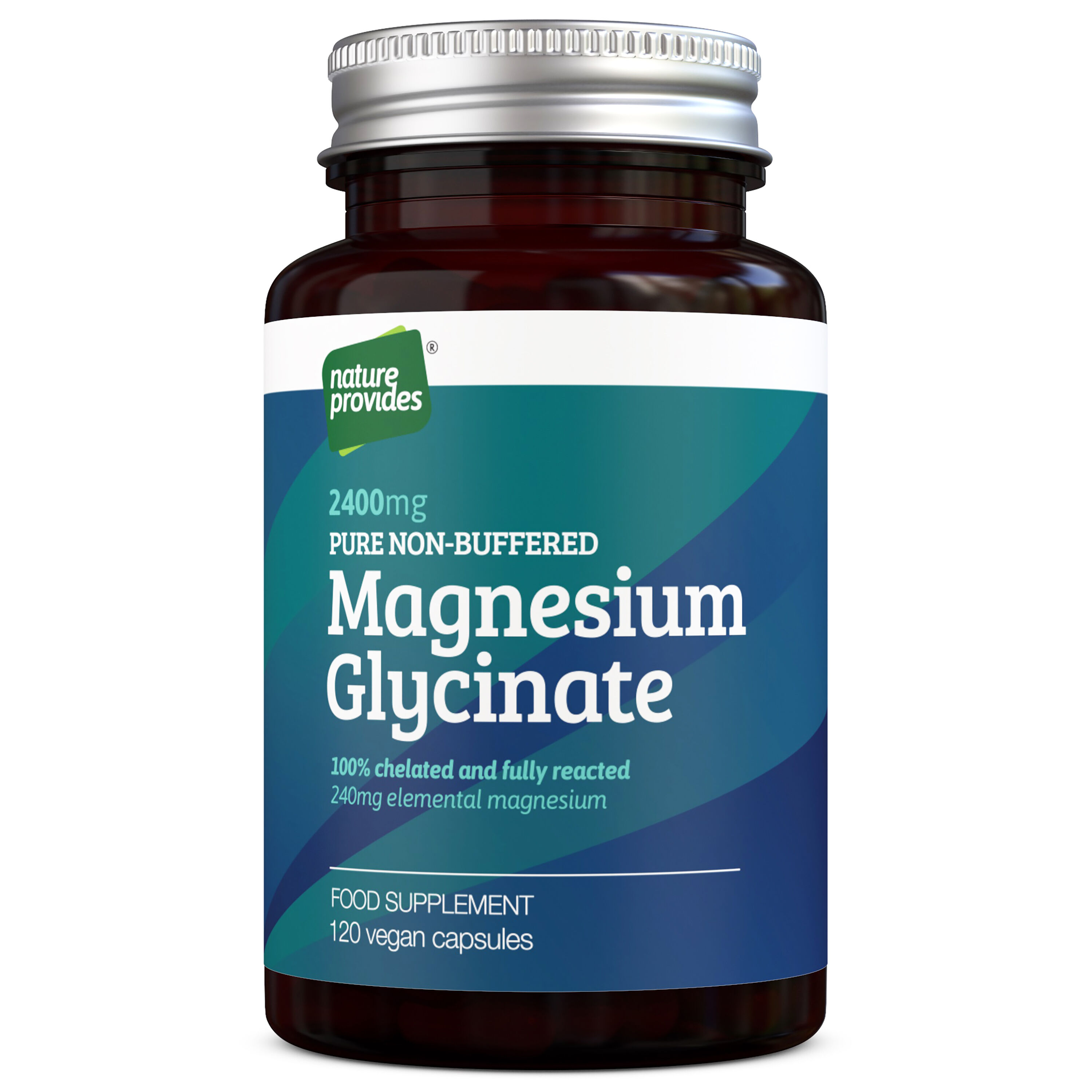 Magnesium Glycinate 120 kapslar - Nature Provides