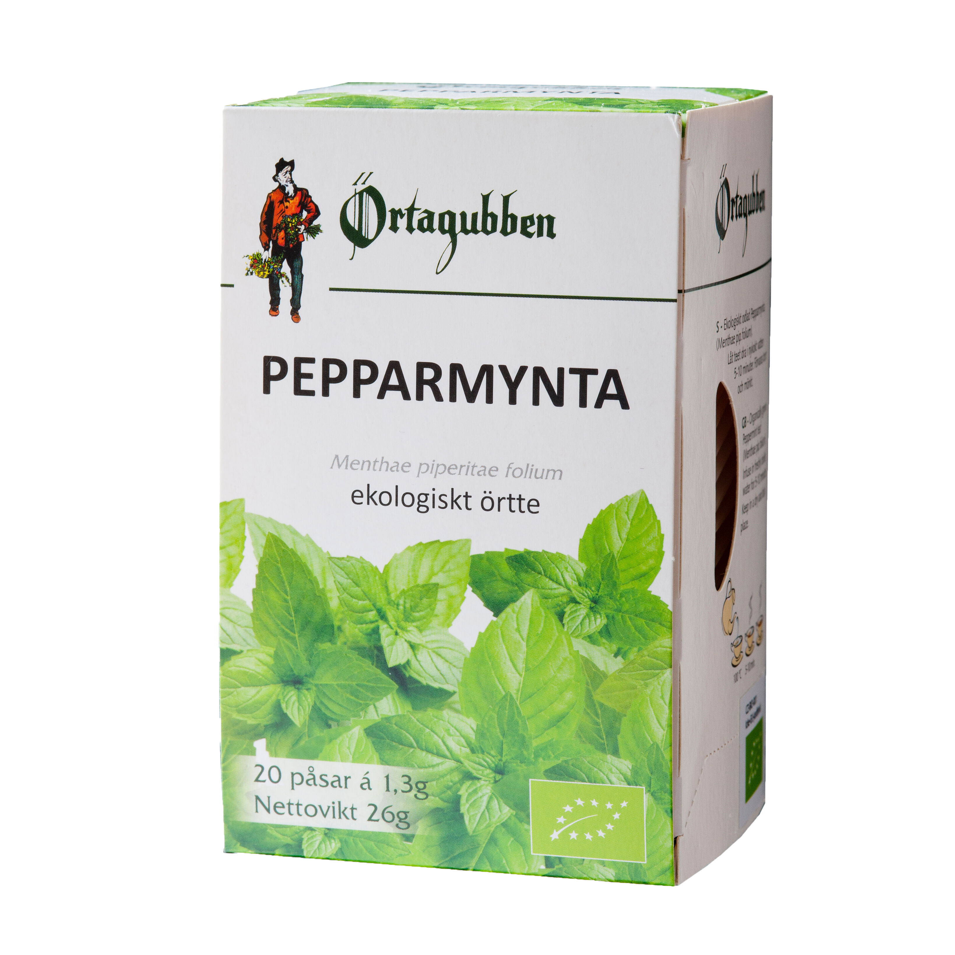 Pepparmynta blad 20 st tepåsar - Örtagubben