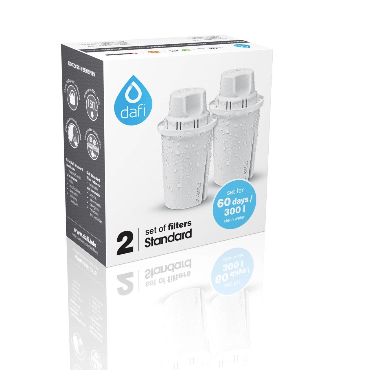 Filterpatroner 2-pack Dafi