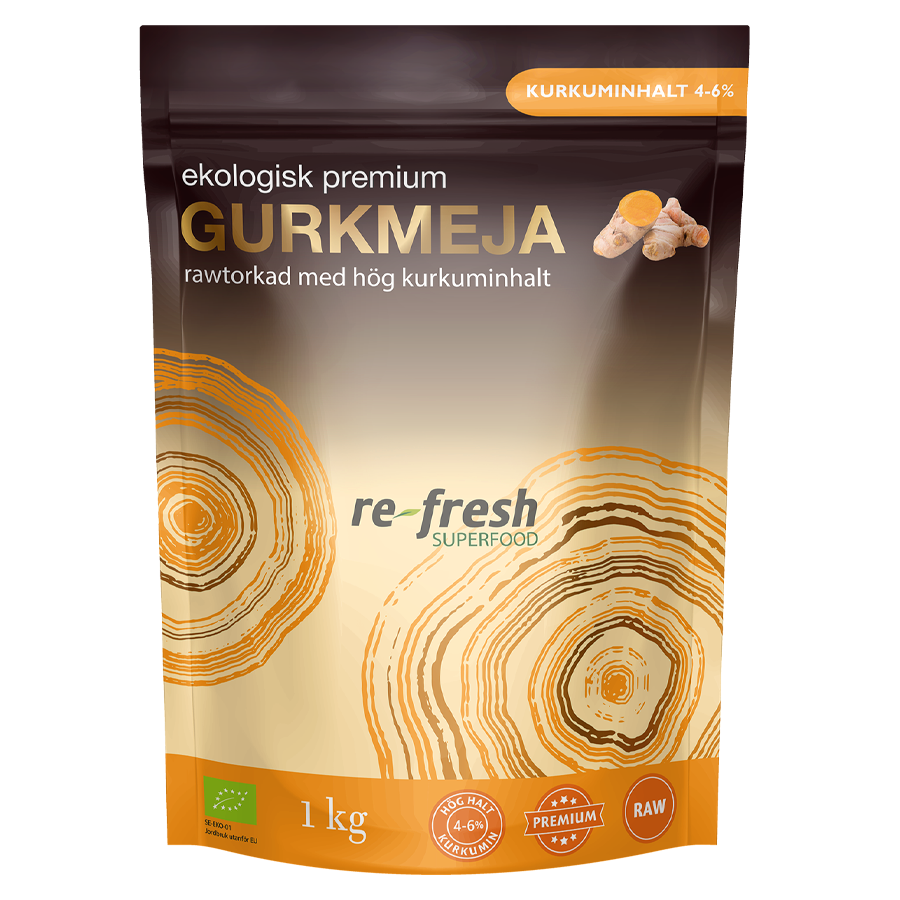 Gurkmeja EKO 1kg - Re-Fresh Superfood