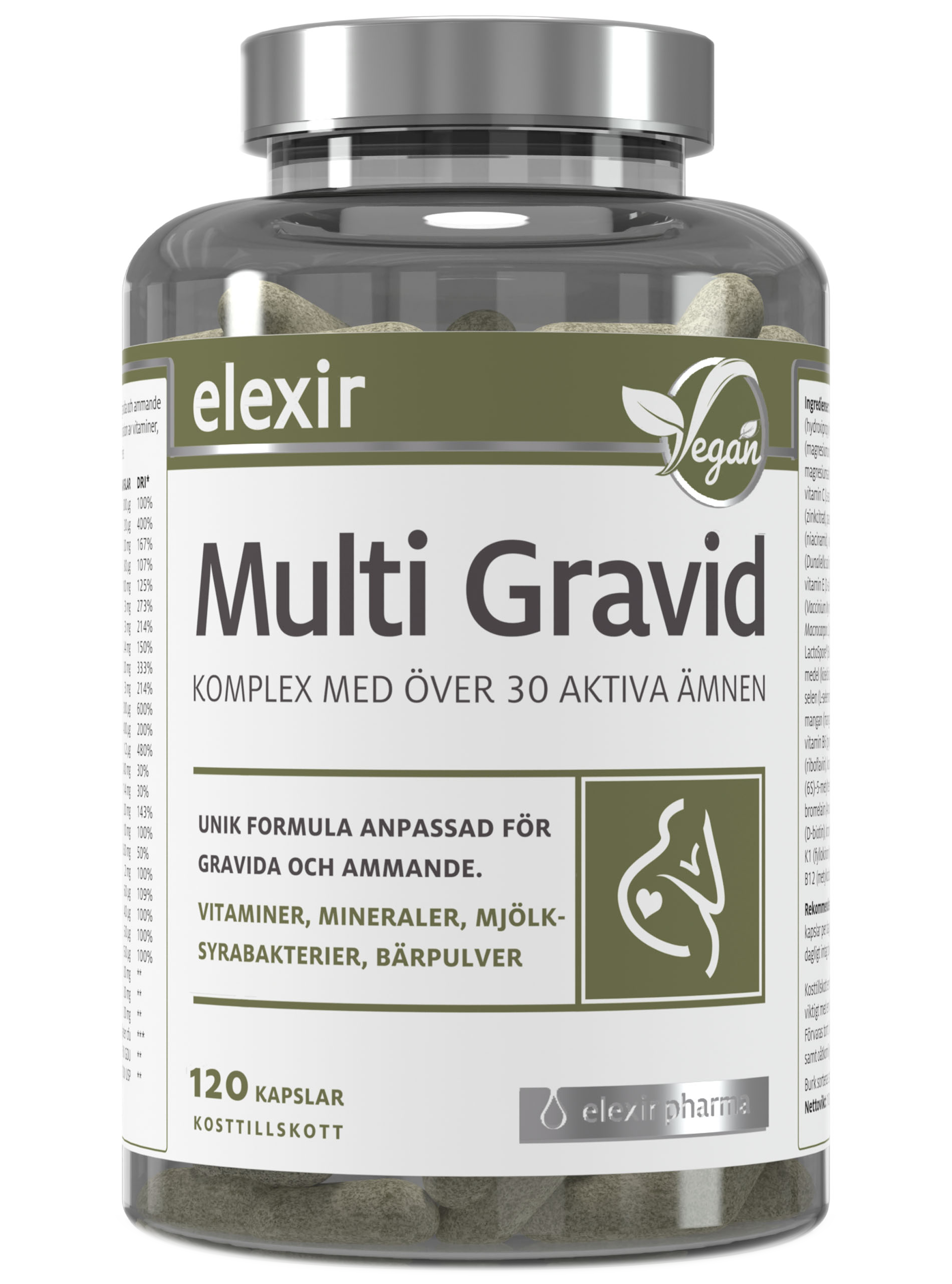 Elexir Multivitamin Gravid, 120 st