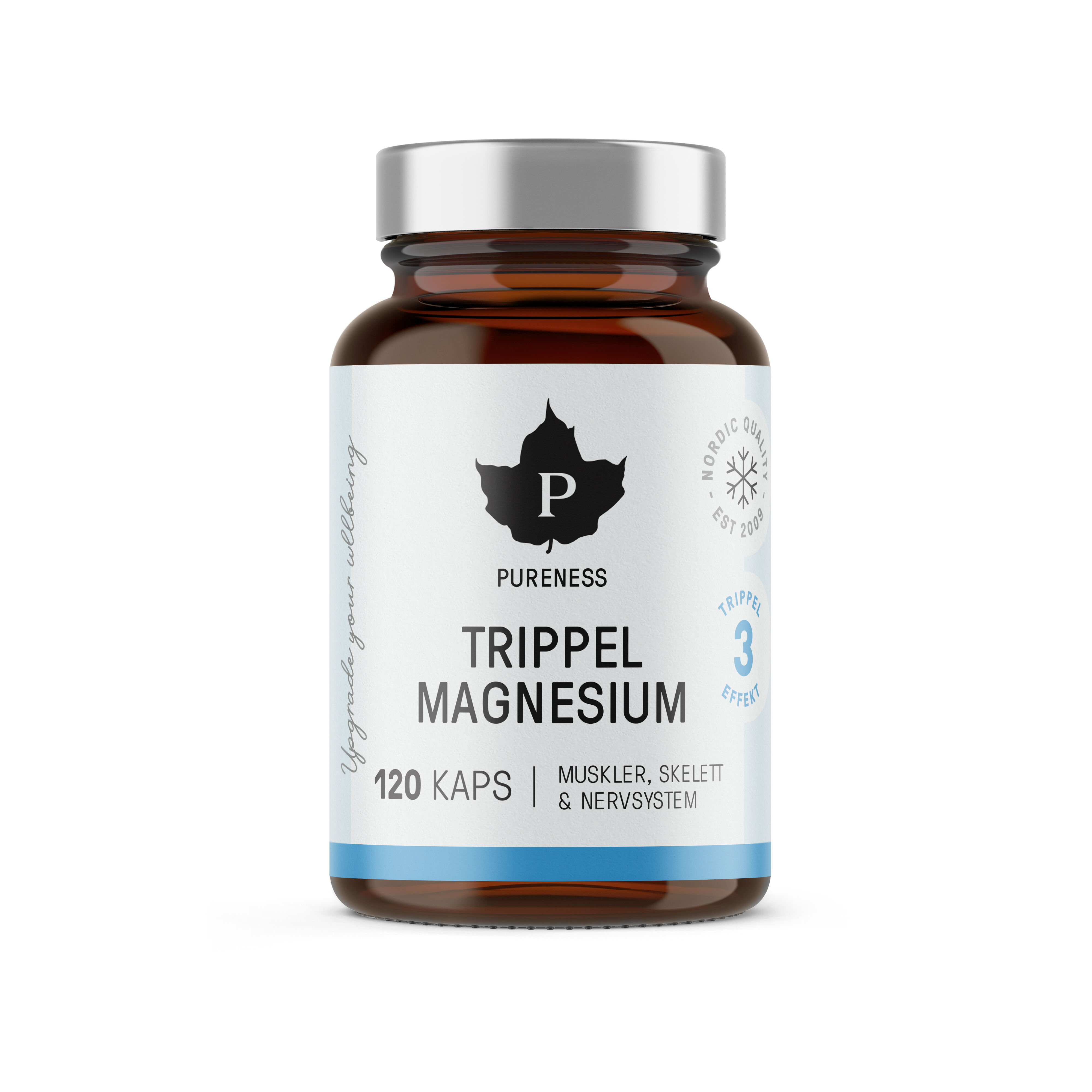 Trippel Magnesium 120 kapslar Pureness