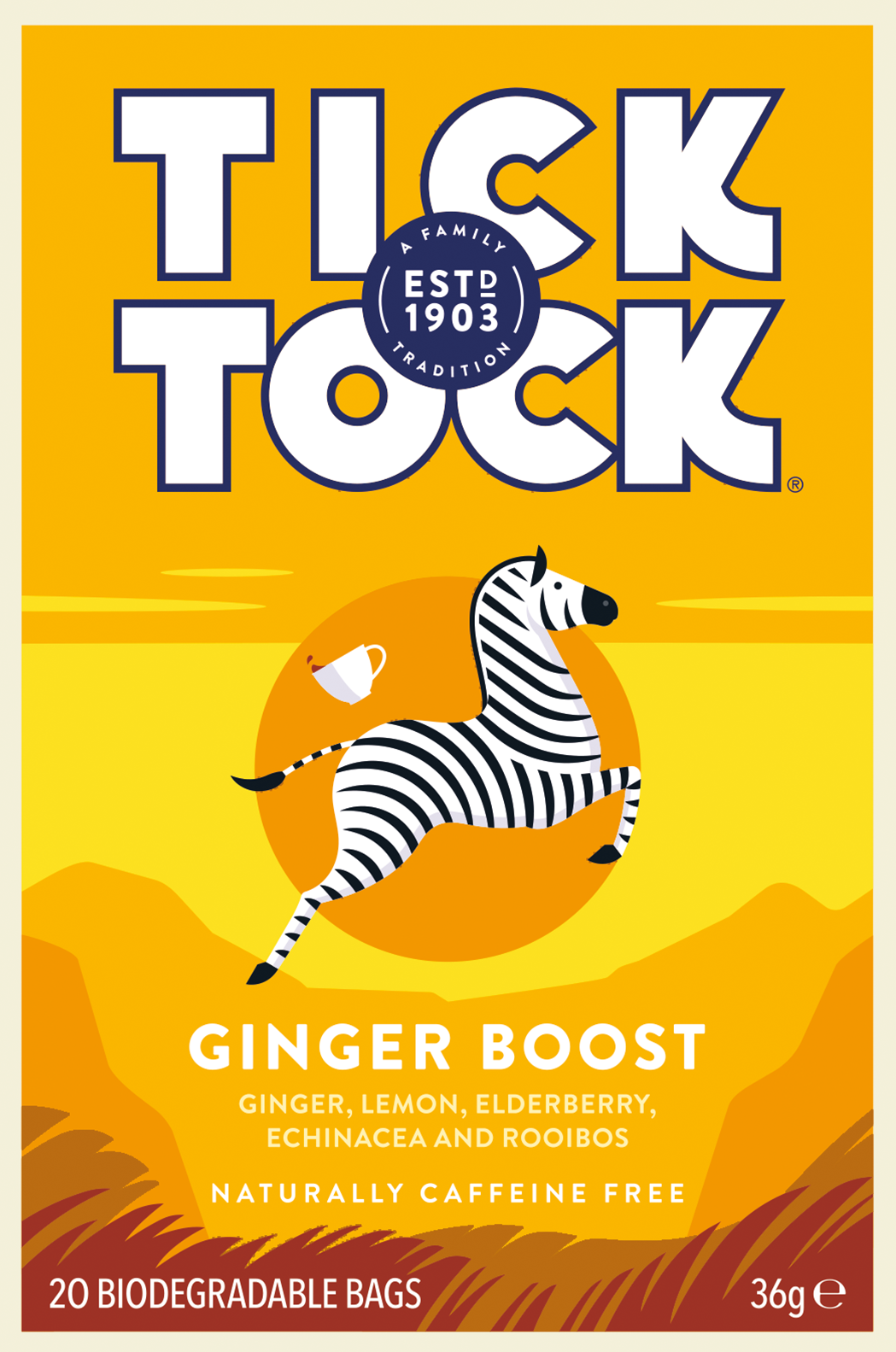 Tick Tock Ingefära Boost