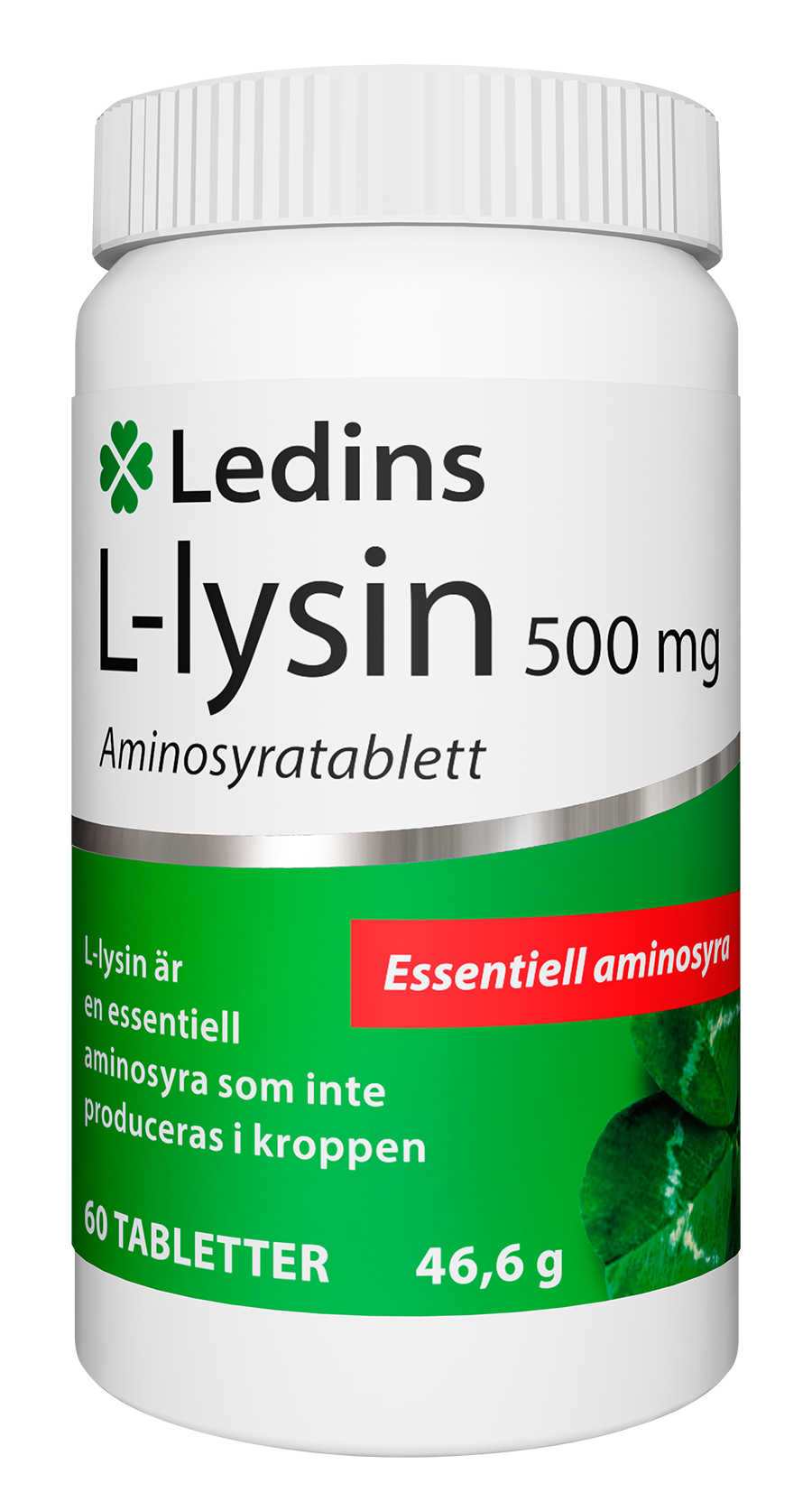 Ledins L-Lysin 500 mg 60 tabletter