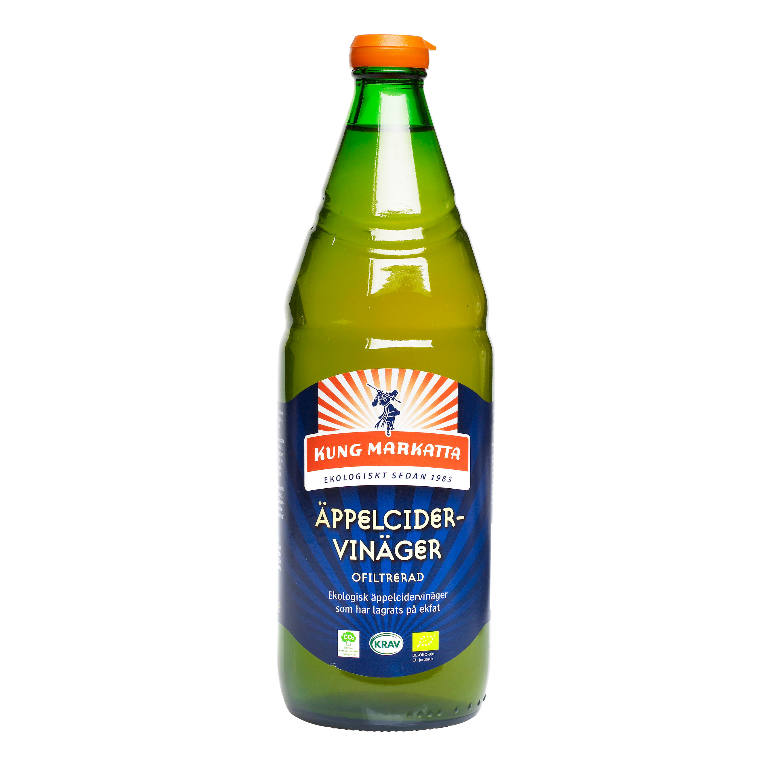 Äppelcidervinäger Ofiltrerad 750ml - Kung Markatta