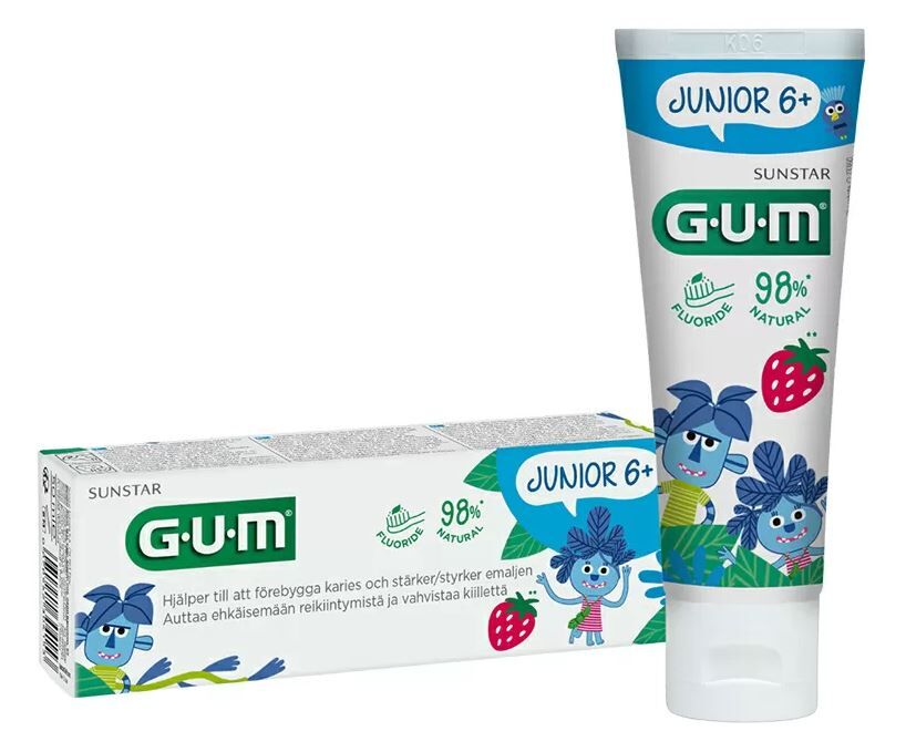 GUM Junior 6+år Barntandkräm 50 ml