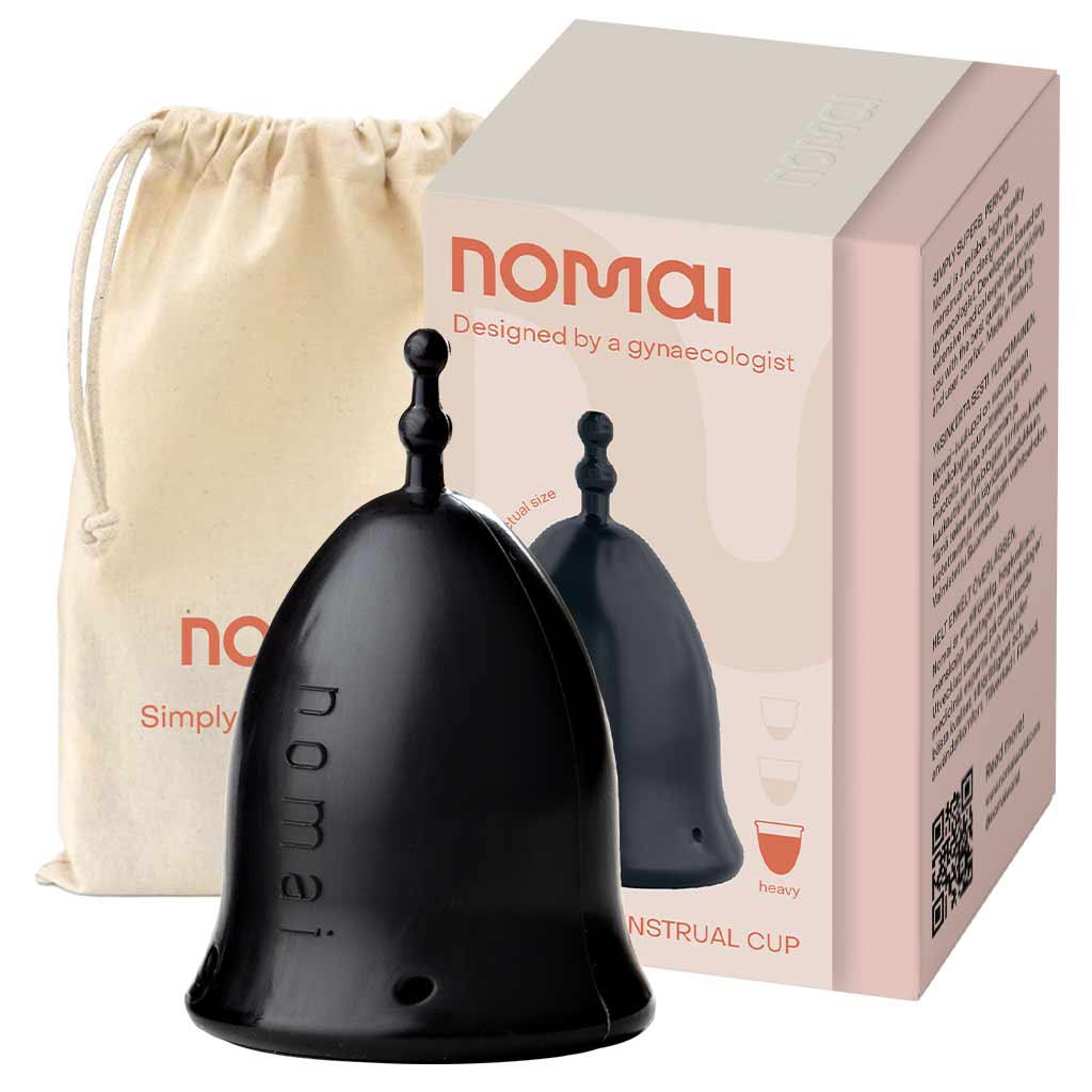 Nomai Menstrual Cup Heavy Black