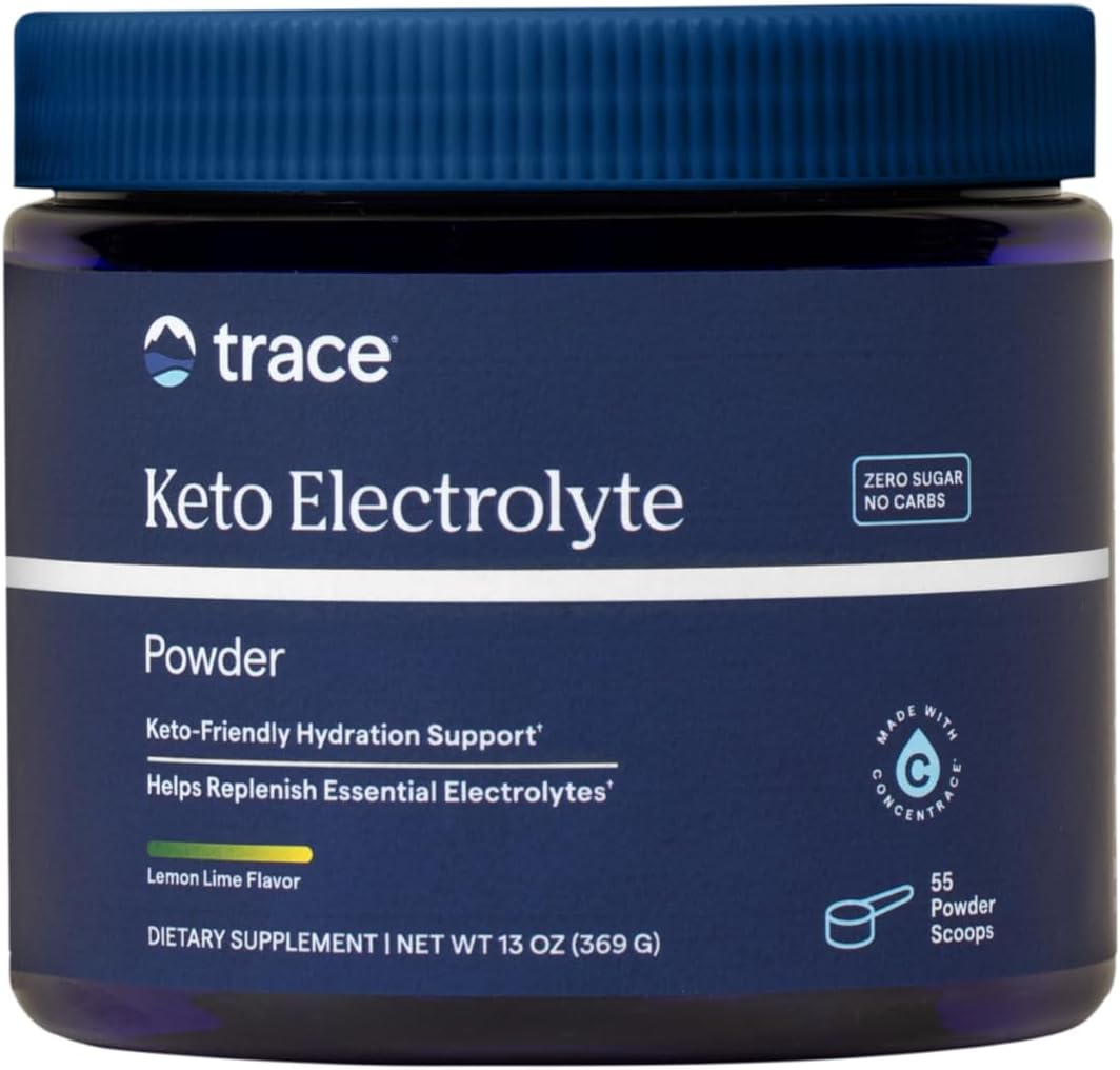 Trace Minerals Keto Electrolyte Lemon Lime Canister 369 g