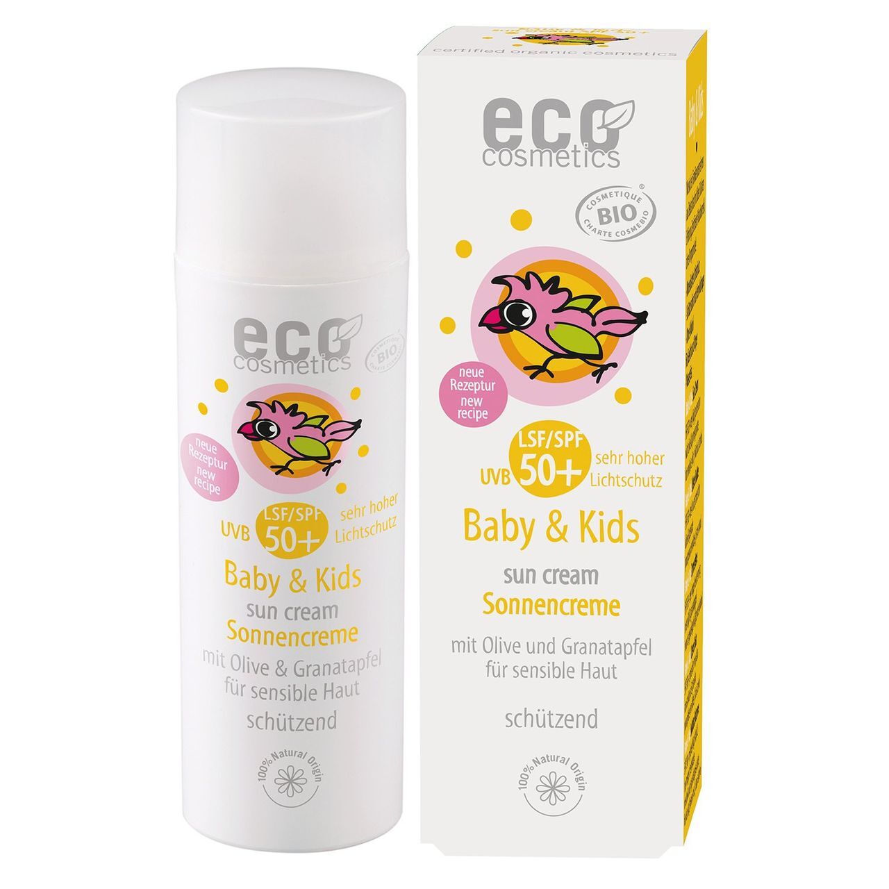 Eco Cosmetics Baby Solkräm SPF 50+ Oliv & Granatäpple 50 ml EKO