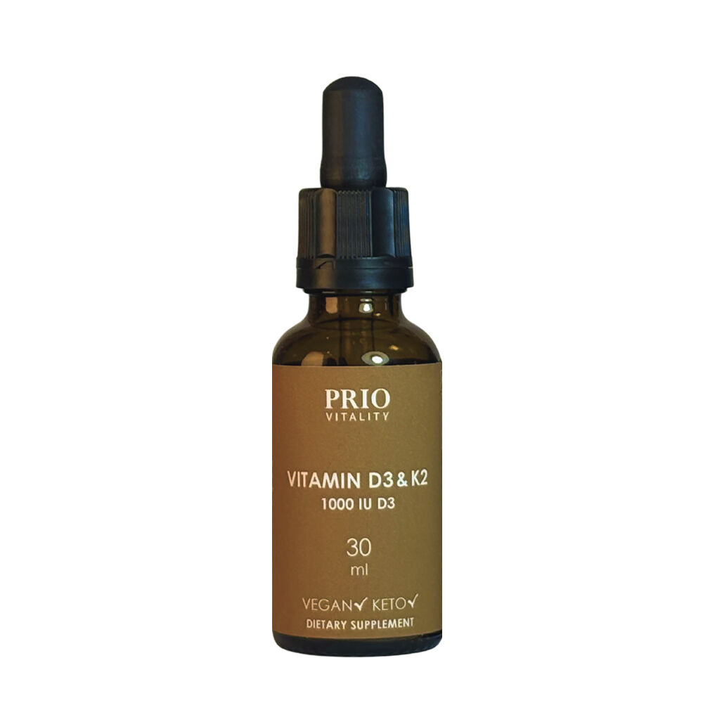 Vitamin D3 & K2 flytande 30 ml Prio Vitality