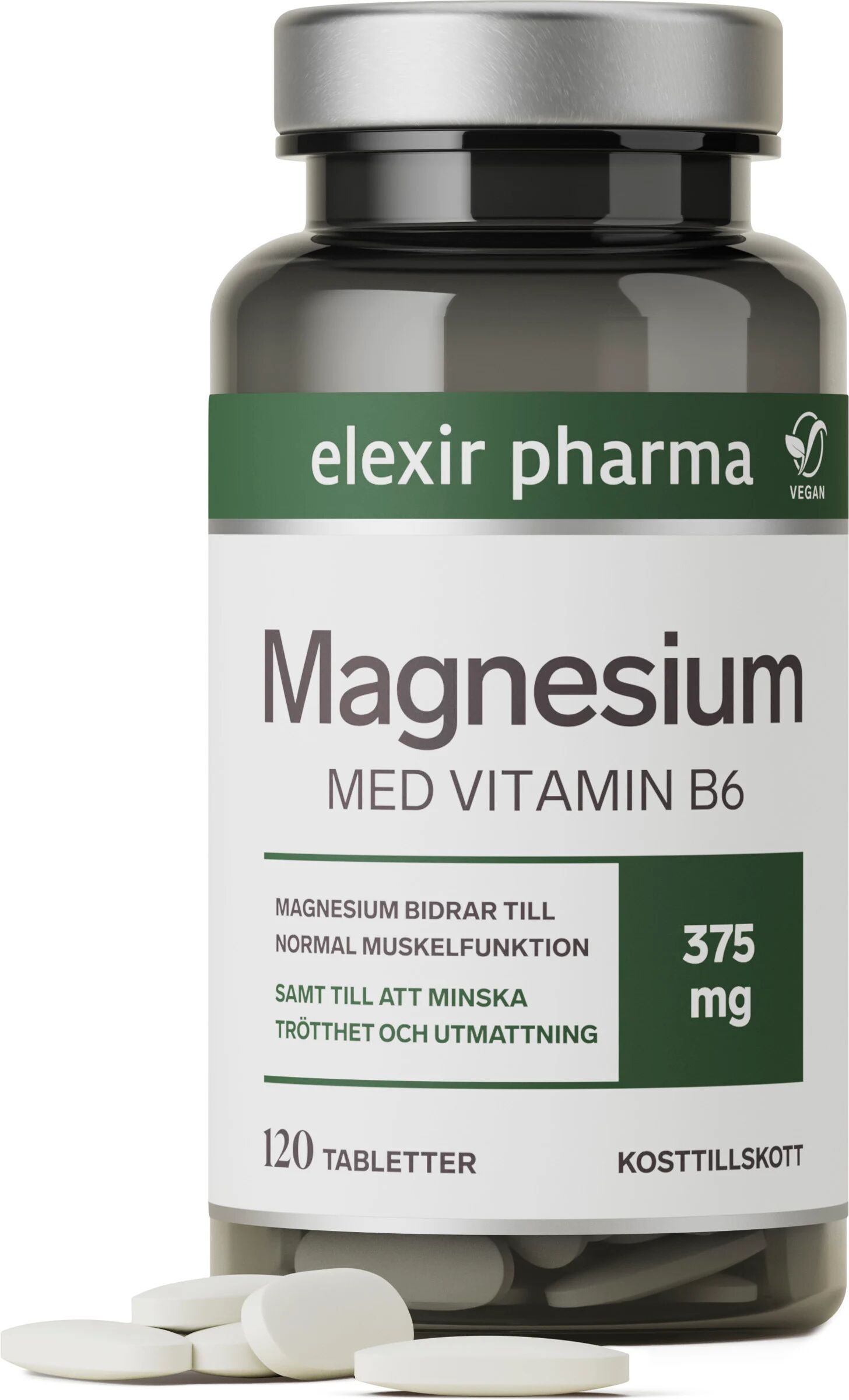 Elexir Magnesium 375 mg 120 tabletter
