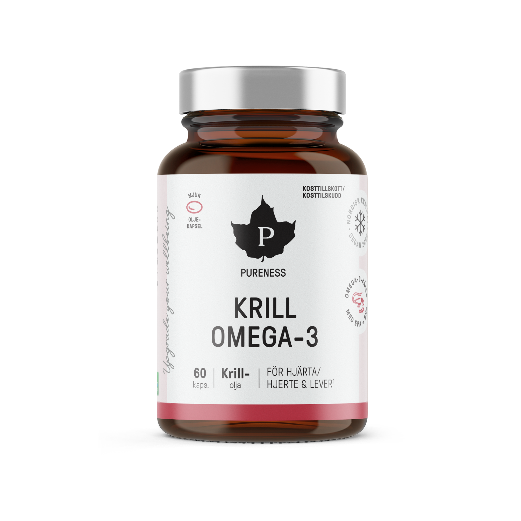 Krill Omega-3 60 kapslar - Pureness